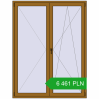 Pricing Balcony doors 1600x2100 mm BALCONY DOOR REHAU SYNEGO LIGHT_OAK two-sided. Price: 6 460.77 PLN