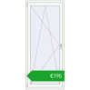 Ustalenie cen Drzwi balkonowe 890x2030 mm BALCONY DOOR REHAU EURO 70 RAL 9016 Traffic white dwustronny. Cena: 195,43 €