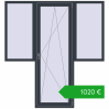 Ustalenie cen Drzwi balkonowe 1980x2130 mm BALCONY DOOR REHAU SYNEGO ANTHRACITE_GREY_STRUKTURAL dwustronny. Cena: 1020,26 €