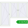 Pricing Balcony doors 2500x2200 mm BALCONY DOOR REHAU SYNEGO RAL 9016 Traffic white two-sided. Price: 5 143.94 PLN