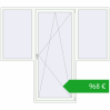Pricing Balcony doors 2500x2200 mm BALCONY DOOR REHAU SYNEGO RAL 9016 Traffic white two-sided. Price: 968,15 €