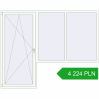 Pricing Balcony doors 2700x2150 mm BALCONY DOOR REHAU EURO 70 RAL 9016 Traffic white two-sided. Price: 4 224.32 PLN