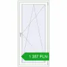 Pricing Balcony doors 900x1900 mm BALCONY DOOR REHAU EURO 70 RAL 9016 Traffic white two-sided. Price: 1 387.48 PLN