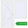 Ustalenie cen Drzwi balkonowe 2000x2100 mm BALCONY DOOR REHAU EURO 70 RAL 9016 Traffic white dwustronny. Cena: 1 572.48 PLN