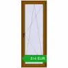 Pricing Balcony doors 800x2100 mm BALCONY DOOR REHAU EURO 60 GOLDEN OAK two-sided. Price: 513.71 EUR