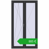 Ustalenie cen Drzwi balkonowe 1200x2200 mm BALCONY DOOR REHAU EURO 70 ANTHRACITE_GREY_GLATT dwustronny. Cena: 884,85 €