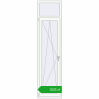 Ustalenie cen Drzwi balkonowe 600x2400 mm BALCONY DOOR REHAU EURO 70 RAL 9016 Traffic white dwustronny. Cena: 1032,92 zł