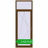 Pricing Balcony doors 900x2500 mm BALCONY DOOR REHAU SYNEGO WALNUT two-sided. Price: 2 429.39 PLN
