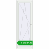 Pricing Balcony doors 800x2400 mm BALCONY DOOR REHAU SYNEGO RAL 9016 Traffic white two-sided. Price: 2 559.72 PLN