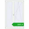 Pricing Balcony doors 1450x2200 mm BALCONY DOOR REHAU SYNEGO RAL 9016 Traffic white two-sided. Price: 2879,66 zł