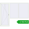 Pricing Balcony doors 2800x2300 mm BALCONY DOOR REHAU EURO 70 RAL 9016 Traffic white two-sided. Price: 2 759.52 PLN