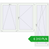 Pricing Balcony doors 2450x2200 mm BALCONY DOOR REHAU SYNEGO RAL 9016 Traffic white two-sided. Price: 6 309.54 PLN