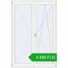 Pricing Balcony doors 1435x2100 mm BALCONY DOOR REHAU SYNEGO RAL 9016 Traffic white two-sided. Price: 4 897.95 PLN