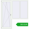 Ustalenie cen Drzwi balkonowe 1900x2000 mm BALCONY DOOR REHAU EURO 70 RAL 9016 Traffic white dwustronny. Cena: 393.32 EUR