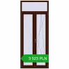 Pricing Balcony doors 1000x2400 mm BALCONY DOOR REHAU EURO 70 BLACK_CHERRY two-sided. Price: 3 522.85 PLN