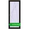 Pricing Balcony doors 1000x2400 mm BALCONY DOOR REHAU SYNEGO BLACK_BROWN two-sided. Price: 3 078.96 PLN