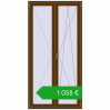 Pricing Balcony doors 1200x2400 mm BALCONY DOOR REHAU SYNEGO WALNUT two-sided. Price: 1058,06 €
