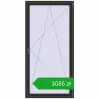Ustalenie cen Drzwi balkonowe 1200x2400 mm BALCONY DOOR REHAU SYNEGO BLACK_STRUCTURAL dwustronny. Cena: 3085,46 zł