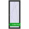 Pricing Balcony doors 1000x2400 mm BALCONY DOOR REHAU EURO 70 BLACK_STRUCTURAL two-sided. Price: 2 492.64 PLN