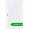 Pricing Balcony doors 1200x2100 mm BALCONY DOOR REHAU SYNEGO RAL 9016 Traffic white two-sided. Price: 3 174.9 PLN