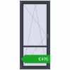 Pricing Balcony doors 930x2100 mm BALCONY DOOR REHAU EURO 60 ANTHRACITE_GREY_STRUKTURAL two-sided. Price: 495,40 €