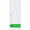 Pricing Balcony doors 800x2100 mm BALCONY DOOR REHAU EURO 70 RAL 9016 Traffic white two-sided. Price: 1 670.28 PLN