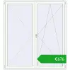 Pricing Balcony doors 2000x2200 mm BALCONY DOOR REHAU EURO 70 RAL 9016 Traffic white two-sided. Price: 675,64 €