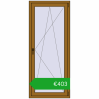 Ustalenie cen Drzwi balkonowe 800x1900 mm BALCONY DOOR REHAU SYNEGO LIGHT_OAK dwustronny. Cena: 403,44 €