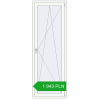 Pricing Balcony doors 775x2245 mm BALCONY DOOR REHAU SYNEGO RAL 9016 Traffic white two-sided. Price: 1 943.49 PLN