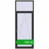 Pricing Balcony doors 1000x2600 mm BALCONY DOOR REHAU EURO 70 BLACK_STRUCTURAL two-sided. Price: 2486,86 zł