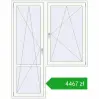 Ustalenie cen Drzwi balkonowe 1670x2150 mm BALCONY DOOR REHAU SYNEGO RAL 9016 Traffic white dwustronny. Cena: 4467,32 zł