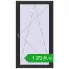 Pricing Balcony doors 1100x2000 mm BALCONY DOOR REHAU SYNEGO BLACK_STRUCTURAL two-sided. Price: 3 072.49 PLN