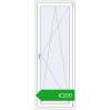 Ustalenie cen Drzwi balkonowe 800x2200 mm BALCONY DOOR REHAU EURO 70 RAL 9016 Traffic white dwustronny. Cena: 199,98 €
