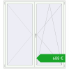 Ustalenie cen Drzwi balkonowe 2000x2200 mm BALCONY DOOR REHAU EURO 70 RAL 9016 Traffic white dwustronny. Cena: 687,53 €