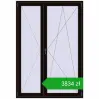 Ustalenie cen Drzwi balkonowe 1450x2100 mm BALCONY DOOR REHAU EURO 70 BLACK_BROWN dwustronny. Cena: 3834,46 zł