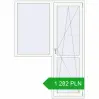 Pricing Balcony doors 1500x2100 mm BALCONY DOOR REHAU EURO 70 RAL 9016 Traffic white two-sided. Price: 1 281.76 PLN