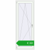 Pricing Balcony doors 750x2030 mm BALCONY DOOR REHAU SYNEGO RAL 9016 Traffic white two-sided. Price: 468,03 €
