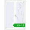 Pricing Balcony doors 1450x2075 mm BALCONY DOOR REHAU EURO 70 RAL 9016 Traffic white two-sided. Price: 628.29 EUR