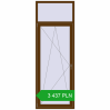 Pricing Balcony doors 900x2500 mm BALCONY DOOR REHAU SYNEGO WALNUT two-sided. Price: 3 436.96 PLN