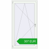 Ustalenie cen Drzwi balkonowe 1000x1900 mm BALCONY DOOR REHAU EURO 70 RAL 9016 Traffic white dwustronny. Cena: 306.61 EUR