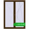 Pricing Balcony doors 1600x2100 mm BALCONY DOOR REHAU SYNEGO DARK_OAK two-sided. Price: 1 632.64 EUR