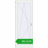 Pricing Balcony doors 900x2400 mm BALCONY DOOR REHAU SYNEGO RAL 9016 Traffic white two-sided. Price: 582.11 EUR