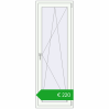 Pricing Balcony doors 690x1970 mm BALCONY DOOR REHAU EURO 70 RAL 9016 Traffic white two-sided. Price: 293,99 €