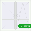 Pricing Balcony doors 2300x2300 mm BALCONY DOOR REHAU EURO 70 RAL 9016 Traffic white two-sided. Price: 4 163.42 PLN