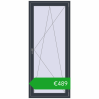 Pricing Balcony doors 900x2100 mm BALCONY DOOR REHAU SYNEGO ANTHRACITE_GREY_STRUKTURAL two-sided. Price: 488,83 €
