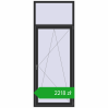 Ustalenie cen Drzwi balkonowe 1000x2600 mm BALCONY DOOR REHAU EURO 70 BLACK_STRUCTURAL dwustronny. Cena: 2218,01 zł