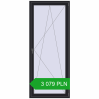 Pricing Balcony doors 1000x2400 mm BALCONY DOOR REHAU SYNEGO BLACK_ULTI-MATT two-sided. Price: 3 078.96 PLN