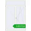Pricing Balcony doors 1600x2400 mm BALCONY DOOR REHAU SYNEGO RAL 9016 Traffic white two-sided. Price: 5 823.29 PLN