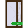 Ustalenie cen Drzwi balkonowe 1300x2100 mm BALCONY DOOR REHAU SYNEGO DARK_OAK dwustronny. Cena: 690,02 €