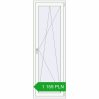 Pricing Balcony doors 700x2100 mm BALCONY DOOR REHAU EURO 60 RAL 9016 Traffic white two-sided. Price: 1 158.82 PLN